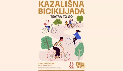 Kazališna biciklijada Teatra To GoOsijek - Kopački rit