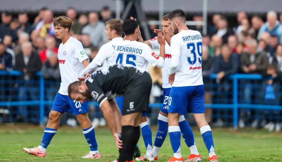 17.09.2024., Grubisno Polje - SuperSport Hrvatski nogometni kup, sesnaestina finala, NK Bilogora 91 - HNK Hajduk. Photo: Matija Habljak/PIXSELL