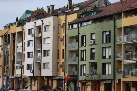 Osijek.22.01.2021. Cijene nekretnina na osjeckom podruciju. Na fotografiji: Stambene zgrade u OsijekuFoto:Marko Mrkonjic