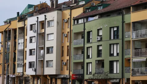 Osijek.22.01.2021. Cijene nekretnina na osjeckom podruciju. Na fotografiji: Stambene zgrade u OsijekuFoto:Marko Mrkonjic