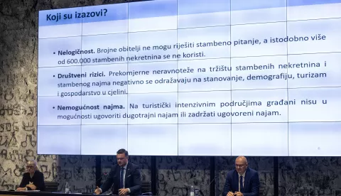 Zagreb, 23.9.2024 - Potpredsjednik Vlade i ministar financija Marko Primorac održao je prezentaciju o novom krugu porezne reforme.Foto Hina/ Dario GRZELJ/ dag