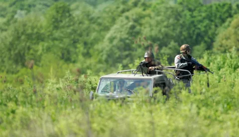 Gašinci: 06.05.2010Bilateralna vojna vježba hrvatskih vojni snaga i američke nacionalne garde iz države minesoteSnimio: Josip Šeri