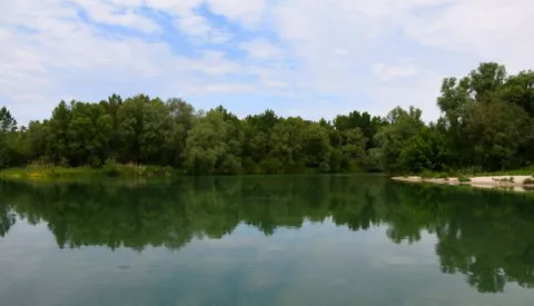 28.05.2020., Legrad - Opcina Legrad ima i skriveni turisticki adut ali jos uvijek nedovoljno neiskoristen. Rijec je o idilicnoj lokaciji, utoku (uscu) Mure u Dravu. Photo: Damir Spehar/PIXSELL