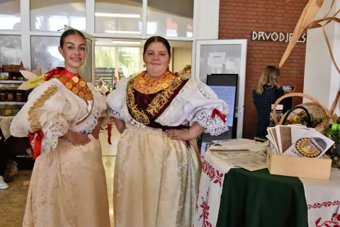 Slavonija...Vinkovci...01.10.2024.Srednja strukovna škola; održan 4. Tradicijski sokak; foto Gordan Panić