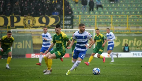 10.02.2024., stadion Aldo Drosina, Pula - SuperSport HNL, 22. kolo, NK Istra 1961 - NK Osijek. Roko Jurisic Photo: Sasa Miljevic/PIXSELL