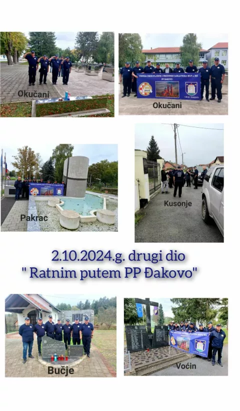 Hodili su "Ratnim putem PP-a Đakovo"2024.