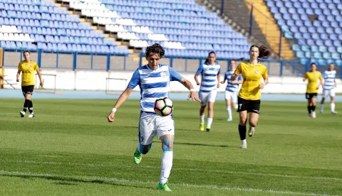 Osijek, 16. 06. 2024., stadion Gradski vrt, ZNK Osijek - ZNK Agram (Zagreb), nogometasice, polufinale Kupa Hrvatske SNIMIO BRUNO JOBST