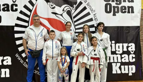 Članovi Taekwondo kluba Osijek na Čigri