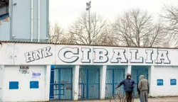 25.02.2018., Vinkovci, Stadion Cibalia - 23. kolo prve HNL, HNK Cibalia - NK Rudes. Utakmica je odgodjena zbog zamrznutog terena.Photo: Dubravka Petric/PIXSELL------1x color - sport