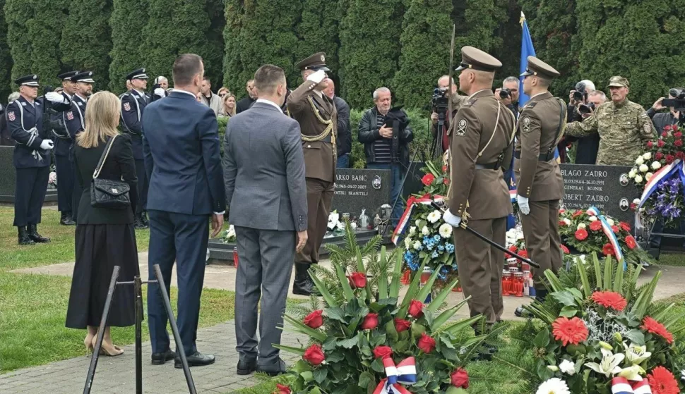 33. godišnjica pogibije general-bojnika Blage Zadre, ratnog zapovjednika obrane Borova naselja i bojnika Alfreda Hilla, prvog zapovjednika Vojne policije u Vukovaru