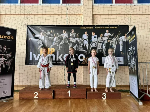 Lana Mesić iz Karate akademije Osijek osvojila je brončanu medalju