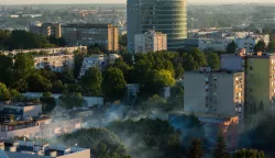 OSIJEK- 09.07.2020., Zaprašivanje komaraca iz zraka, Nemetin, Podravlje, aviotretiranje.Foto: Andrea Ilakovac