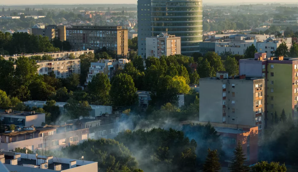 OSIJEK- 09.07.2020., Zaprašivanje komaraca iz zraka, Nemetin, Podravlje, aviotretiranje.Foto: Andrea Ilakovac