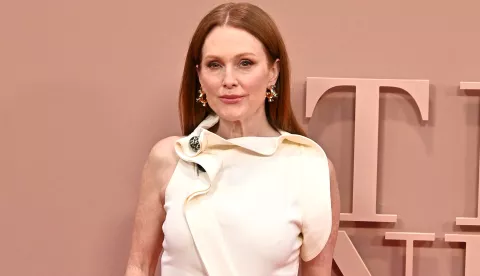 Julianne Moore attends ? The Room Next Door ? - Headline Gala during the BFI London Film Festival, at the Southbank Centre, Royal Festival Hall in London, England. UK. Saturday 19th October 2024 - (Photo by Famous Images/Sipa USA) Photo: Famous Images/SIPA USA