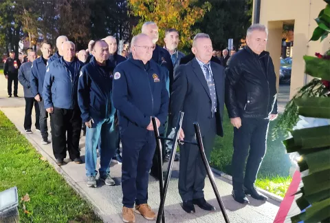 SLATINA, Predstavnici 136. slatinske brigade, 25.10.2024., snimio Petar Žarković 