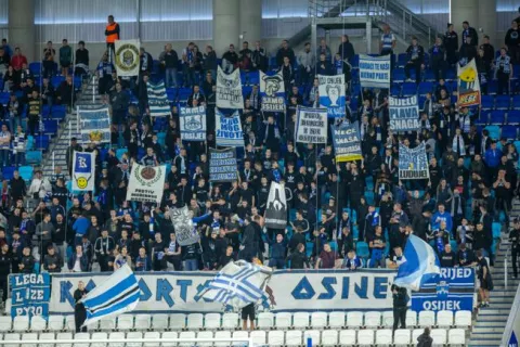 28.10.2023., stadion Opus arena, Osijek - SuperSport HNL, 13. kolo, NK Osijek - NK Istra 1961. Photo: Borna jaksic/PIXSELL