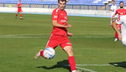 Osijek, 02. 11. 2024, Stadion Gradski vrt. Nogomet, Zrinski Osječko 1664 - Vukovar 1991, SuperSport Prva liga.snimio GOJKO MITIĆ