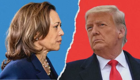 MAGAZIN KAMALA TRUMPUS presidential campaigns rip up their plans after Joe Biden's withdrawal from the race | The Australian