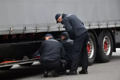 Bregana, 07.11.2024 (novosti) - Carinska uprava predstavila uspje?ne rezultate borbe protiv ilegalne trgovine duhanskim proizvodima, tekst V.Vesic.foto Davor Kovacevicnovosti