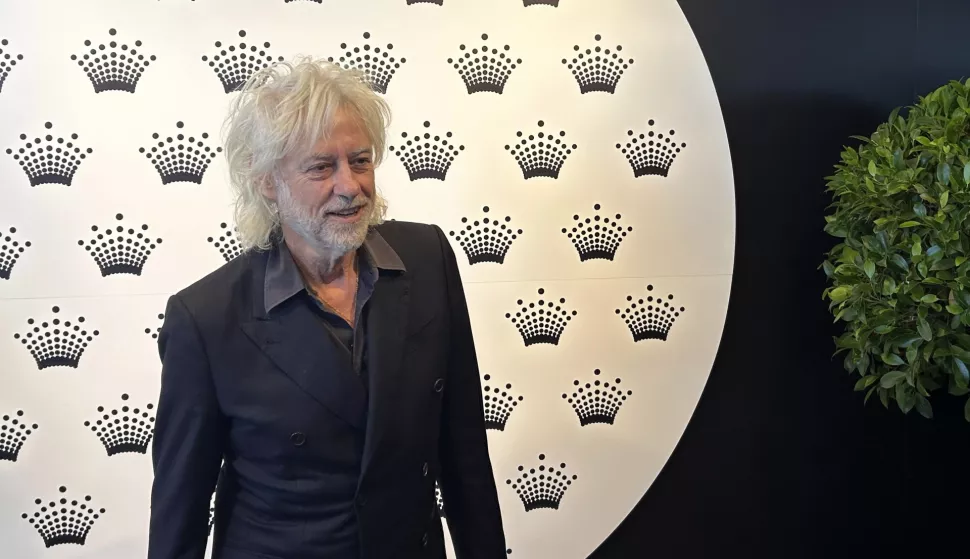 epa11701932 Irishi singer-songwriter Bob Geldof attends the 2024 Melbourne Cup at Flemington Racecourse in Melbourne, Australia, 05 November 2024. EPA/RACHAEL WARD AUSTRALIA AND NEW ZEALAND OUT