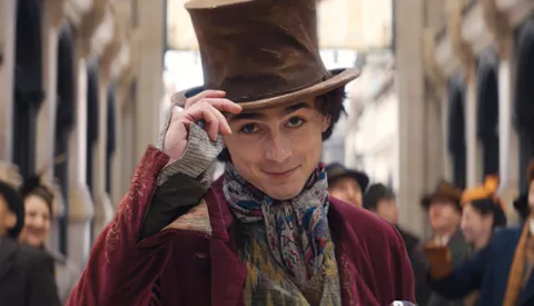 Timothée Chalamet kao Wonka