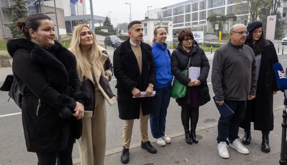 Zagreb, 8.11.2024 - Sindikat Zajedno održao je tiskovnu konferenciju na kojoj je najavljen datum početka štrajka u zdravstvenom sustavu. Foto Hina/ Dario GRZELJ/ dag