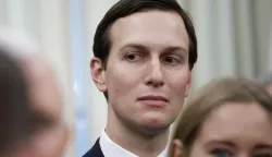 epa07244021 Senior Advisor to the President Jared Kushner listens as US President Donald J. Trump delivers remarks during a signing ceremony for the "First Step ActA and the AJuvenile Justice Reform ActA in the Oval Office at the White House in Washington, DC, USA 21 December 2018. President Trump is waiting on government funding legislation from from Capitol Hill. EPA/SHAWN THEW