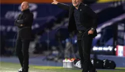 epa08887262 (FILE) - West Bromwich manager Slaven Bilic (R) reacts during the English Premier League soccer match between West Bromwich Albion and Burnley FC in West Bromwich, Britain, 19 October 2020 (re-issued on 16 December 2020). Slaven Bilic has been sacked as West Bromwich manager, the English Premier League side confirmed on 16 December 2020. EPA/Tim Keeton EDITORIAL USE ONLY. No use with unauthorized audio, video, data, fixture lists, club/league logos or 'live' services. Online in-match use limited to 120 images, no video emulation. No use in betting, games or single club/league/player publications. *** Local Caption *** 56433627