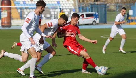 Osijek, 02. 11. 2024, Stadion Gradski vrt. Nogomet, Zrinski Osječko 1664 - Vukovar 1991, SuperSport Prva liga.snimio GOJKO MITIĆ