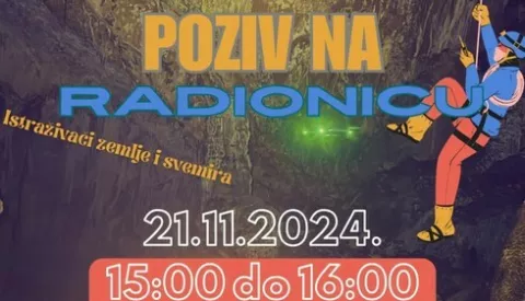 Četiri radionice pod nazivom Istraživači Zemlje i svemira održat će se 21. studenog 2024. godine u Arheološkom muzeju Osijek.