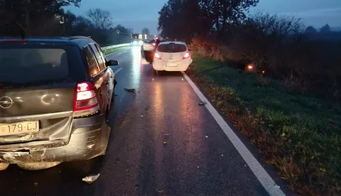 Lančani sudar na Biljskoj cesti