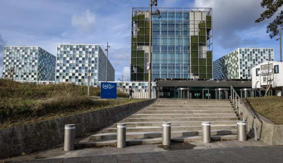 epa11732987 An exterior view of the International Criminal Court (ICC) in The Hague, Netherlands, 21 November 2024. Dutch ​​Minister of Foreign Affairs Caspar Veldkamp stated on 21 November that The Netherlands will execute an arrest warrant issued by the International Criminal Court (ICC) over alleged war crimes against Israeli Prime Minister Benjamin Netanyahu, Israeli former Defense Minister Yoav Gallant and Hamas leader Mohammed Diab Ibrahim al Masri (also known as Mohammed Deif). EPA/REMKO DE WAAL