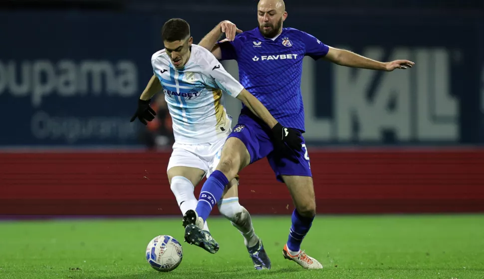 Zagreb, 23.11.2024 - Utakmica 14. kola HNL-a Dinamo - Rijeka na stadionu Maksimir. Na slici Josip Mišić.Foto Hina/ Dario GRZELJ/ dag