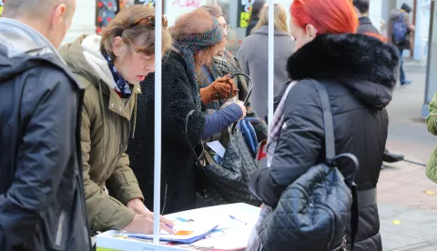 Zagreb, 29.11.2024. - Započela je utrka prikupljanja minimalno 10 000 potpisa za kandidaturu na predsjedničkim izborima. foto HINA /Zvonimir KUHTIĆ/ kuzo