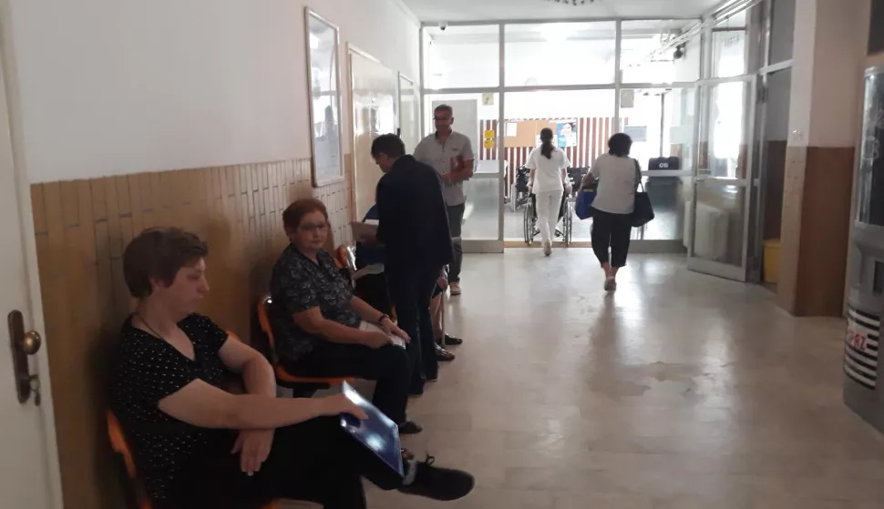 NA&Scaron;ICE - Pacijentima u na&scaron;ičkoj bolnici bit će dostupni i pretrage &scaron;titnjače. Snimljeno u srpnju 2018. Snimila Snježana Fridl