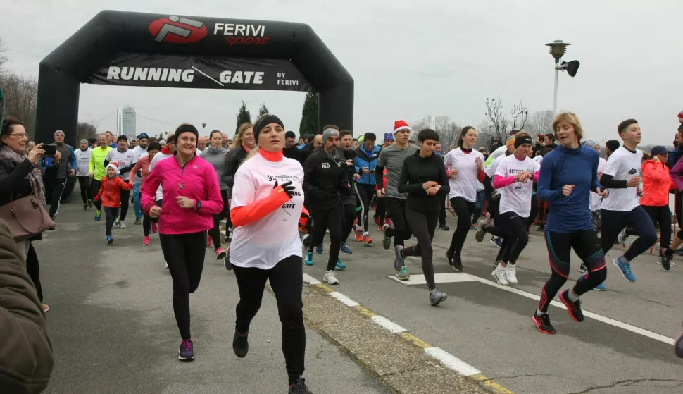 01.01.2018., Osijek - kod Iktusa - Novogodisnja utrka RUNNING GATE
Foto: Zeljko Sepic