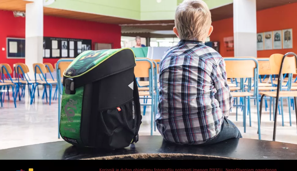 04.09.2017., Zagreb - Prvasici odlaze prvi dan u skolu. Photo: Davor Puklavec/PIXSELL