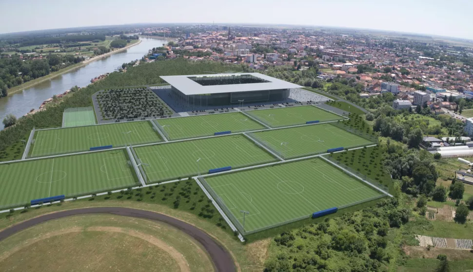 Pampas. Novi stadion i kamp NK Osijek