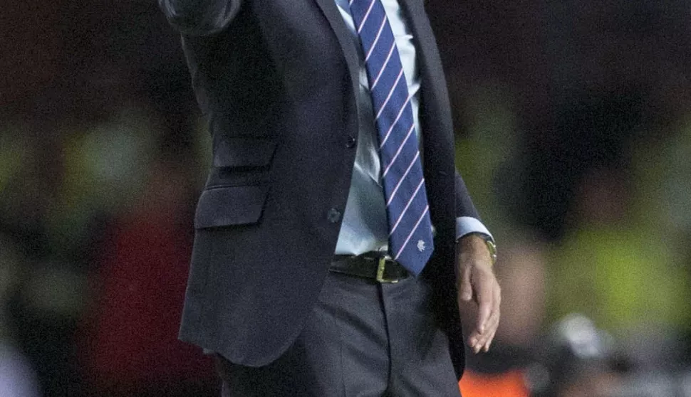 Rangers v NK Maribor - UEFA Europa League - Third Qualifying Round - First Leg - Ibrox Rangers manager Steven Gerrard during the UEFA Europa League third qualifying round, first leg match at Ibrox, Glasgow. Jeff Holmes Photo: Press Association/PIXSELL