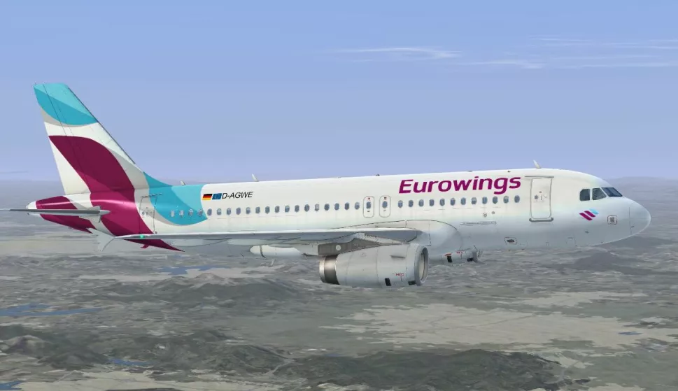 eurowings letovi avion