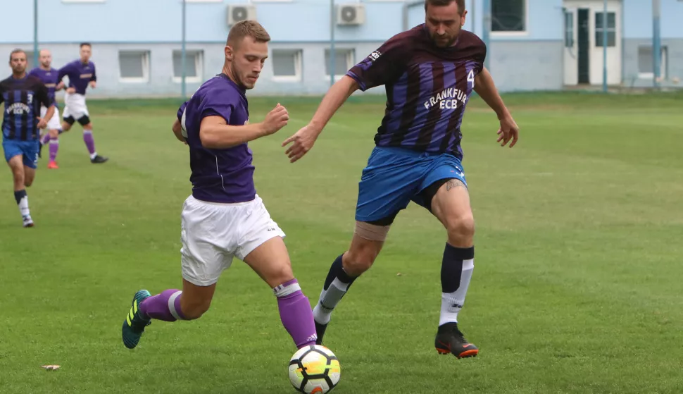 22.09.2018., Osijek, Igrali&scaron;te u Donjem gradu - Nogomet - NK Olimpija-NK Slavonija (Punitovci), Prva ŽNLFoto: Željko &Scaron;epić/Glas Slavonije