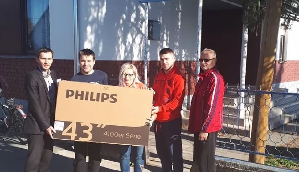 Tiborjanci, NK Tiborjanci dobili su novi TV prijamnik, studeni 2018.