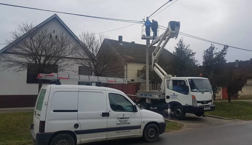 Viljevo, zamjena klasnične rasvjete LED rasvjetom, studeni 2018.