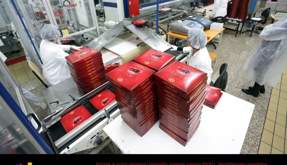 14.01.2016., Zagreb - Proizvodnja cokolade i pralina tvornice Kras.
Photo: Borna Filic/PIXSELL