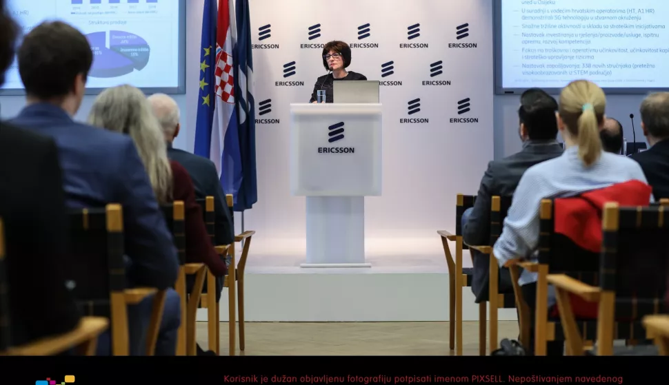 20.02.2019, Zagreb - Godisnja prezentacija poslovnih rezultata i planova tvrtke Ericsson Nikola Tesla. Gordana Kovacevic.
Photo: Jurica Galoic/PIXSELL