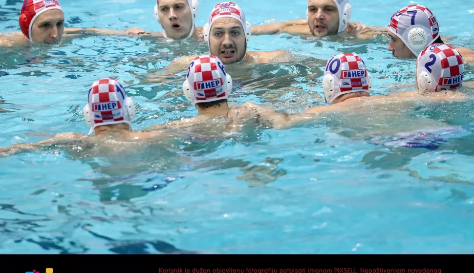 07.01.2020., Zagreb, Plivaliste Mladost - Sluzbena prijateljska vaterpolo utakmica: Hrvatska - Rusija. Andro Buslje.Photo: Igor Kralj/PIXSELL