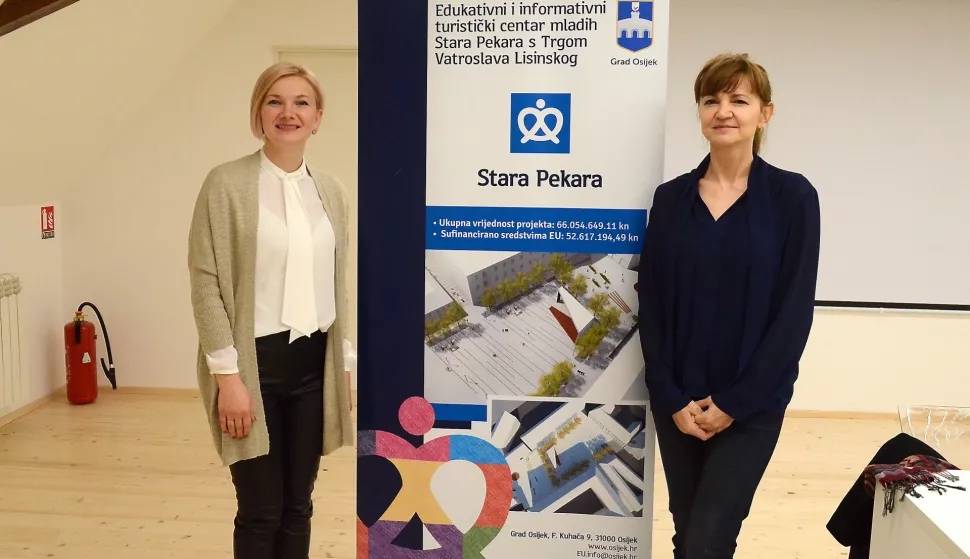 osijek, 29 siječnja 2020, 9.30 sati - tvrđa, Stara pekara, Press: Zavr&scaron;etak projekta obnove Stere pekare i Trga V. Lisinskog - najava početkla rada Edukativnog i informativnog centra mladih Stara pekara, Novinar: Ivan Alilovićsnimio zdenko pu&scaron;ić