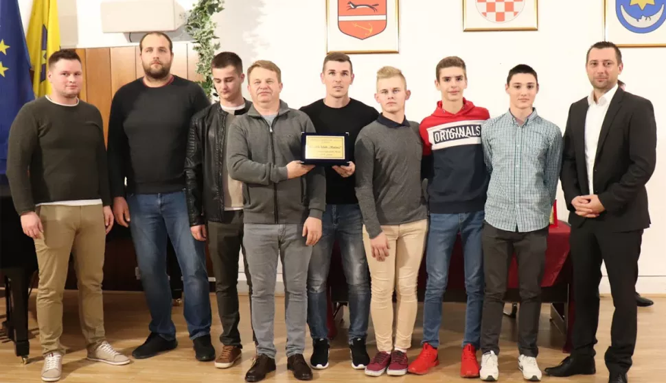 SLATINA, Hrvački klub Slatina najuspje&scaron;nija je mu&scaron;ka sportska ekipa, 08.02.2020. snimio Dragutin Fi&scaron;li