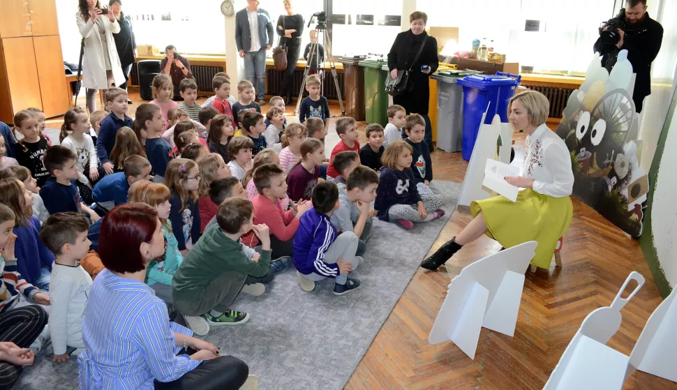 osijek, 27 veljače 2020, 10,00 sati, dv mak, Vijenac Murse 8, Dječji vrtić Mak, predstavljanje forastične slikootpadnice, Novinar: Ivana Solar snimio zdenko pušić