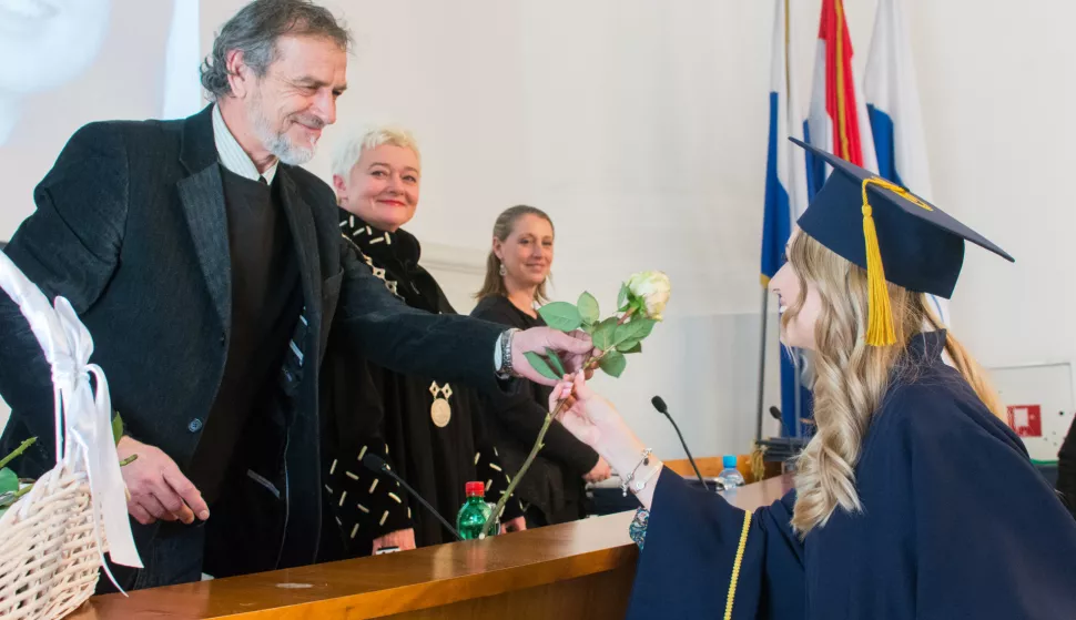 OSIJEK- 29.02.2020., Aula Rektorata, Svečana promocija prvostupnika i magistara Kulturologije.Foto: Andrea Ilakovac